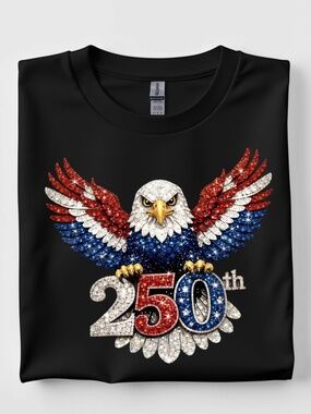 Plus Celebrate 250 Years of Freedom Semiquicentennial T-shirt Unisex XXL 2XL 3XL